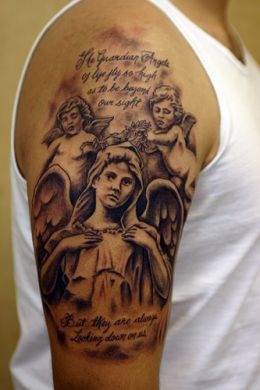 tattoos angel for men