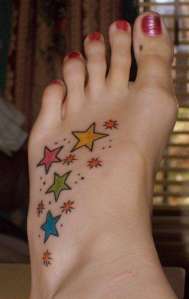 smal star tattoos design ideas